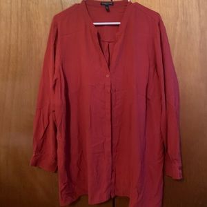 Eileen fisher silk shirt